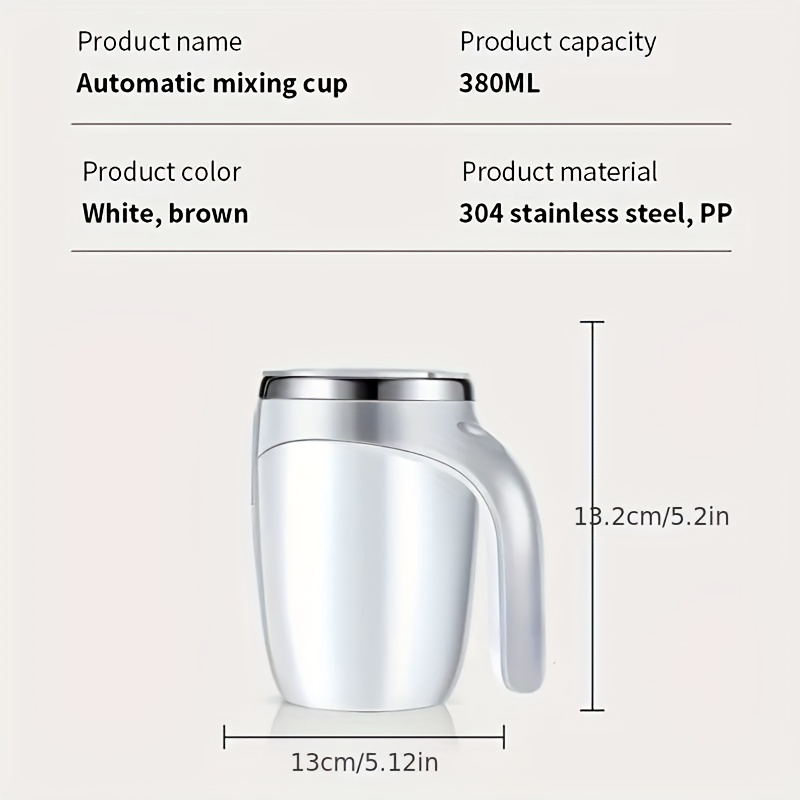 Automatic Mixing Cup Large Capacity Lazy Magnetic Rotary Cup - Temu