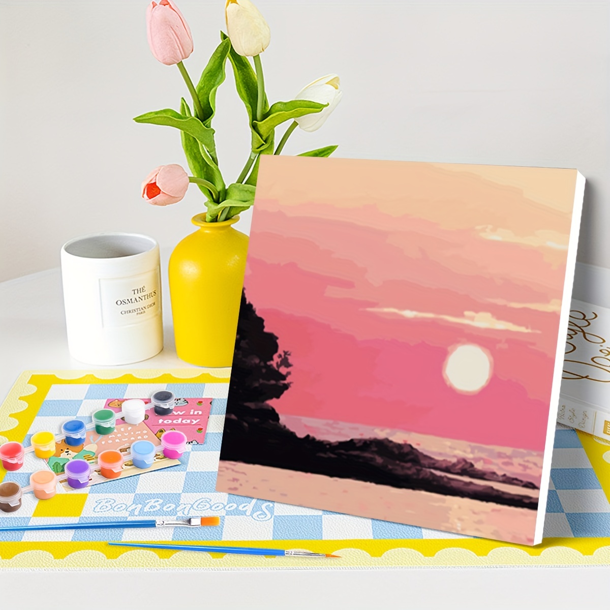 Digital Painting Kit Painting Supplies Beginner Kit Adults' - Temu