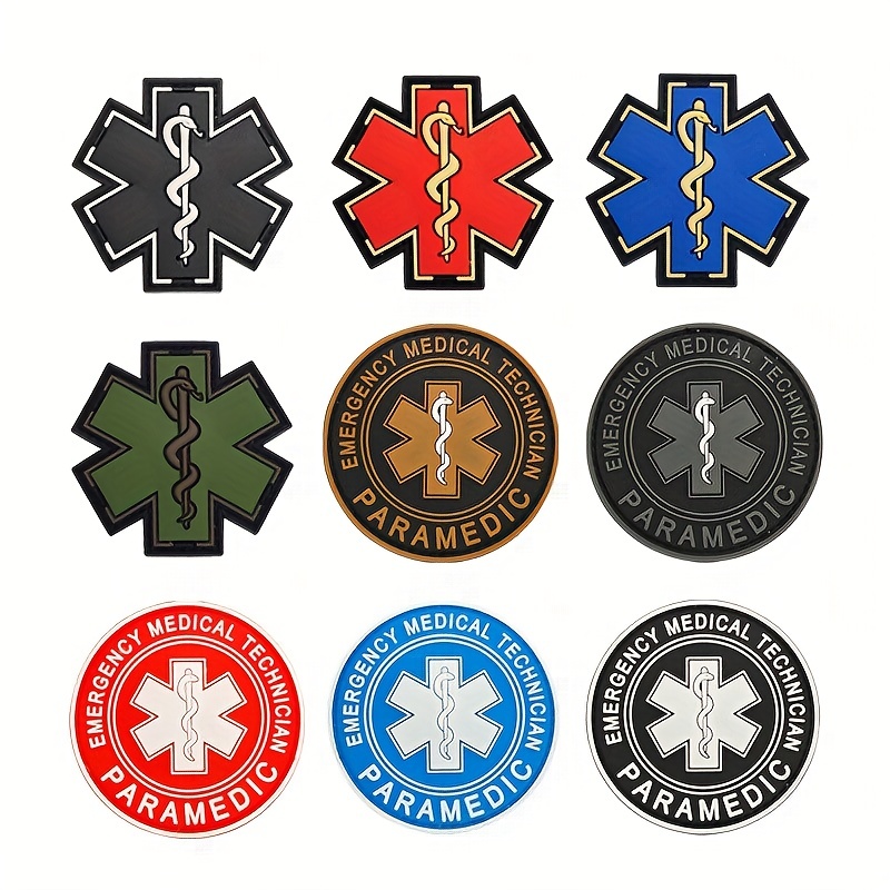 MED IR Paramedic EMT EMS Army Combat Medic First Aid Patches