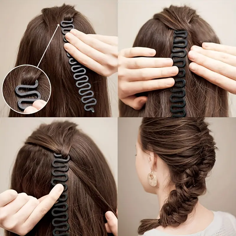 Accessoire de coiffure DIY pour femme accessoire de tressage - Temu Belgium