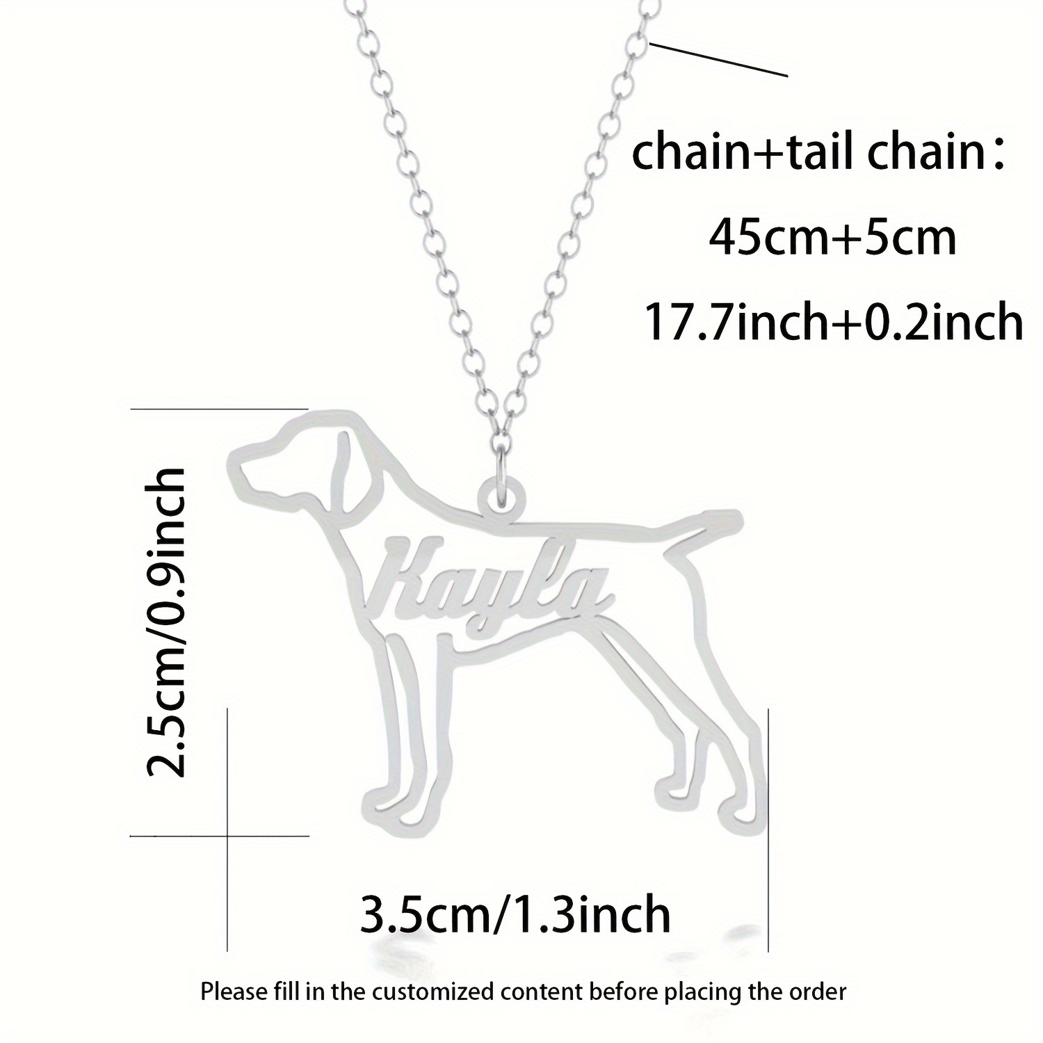 German shorthaired pointer on sale necklace