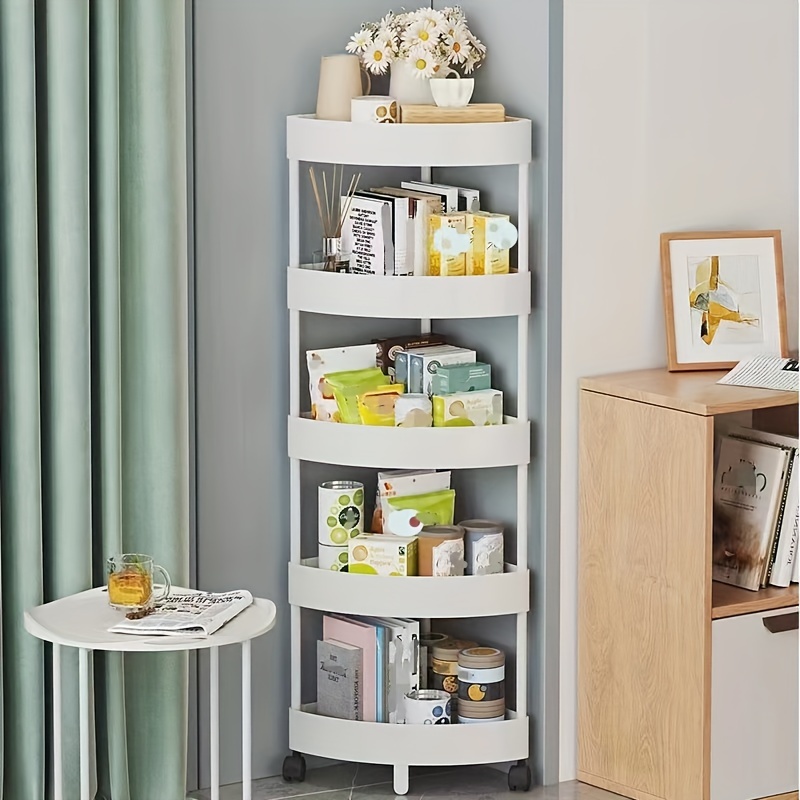 Bathroom Suction Corner Shelf Rack - 2 Layers