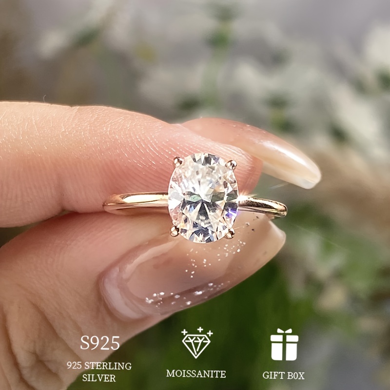 2ct 2024 moissanite ring