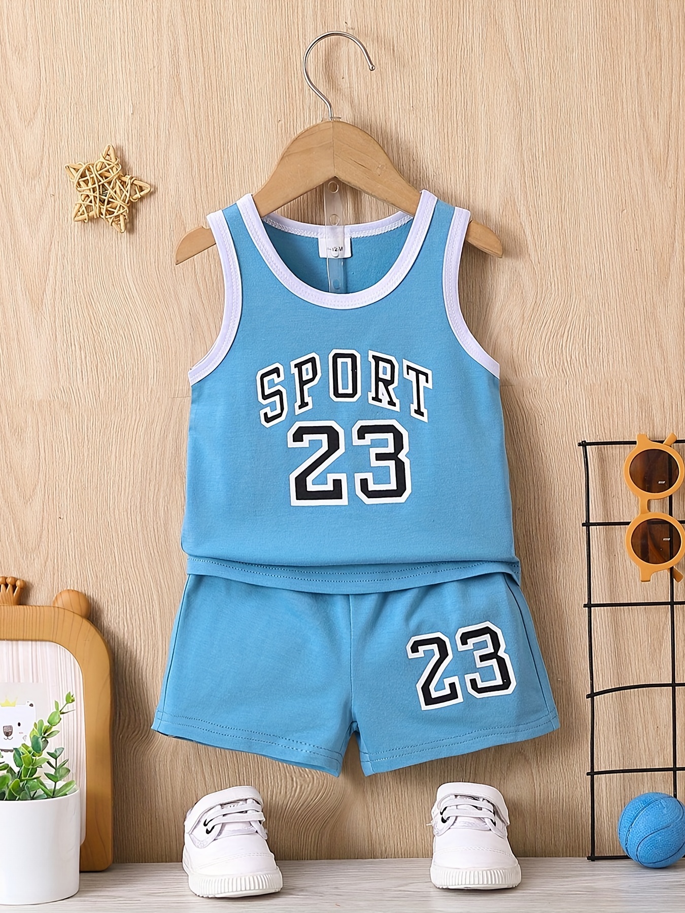 Basketball Short Set ( Baby Blue )