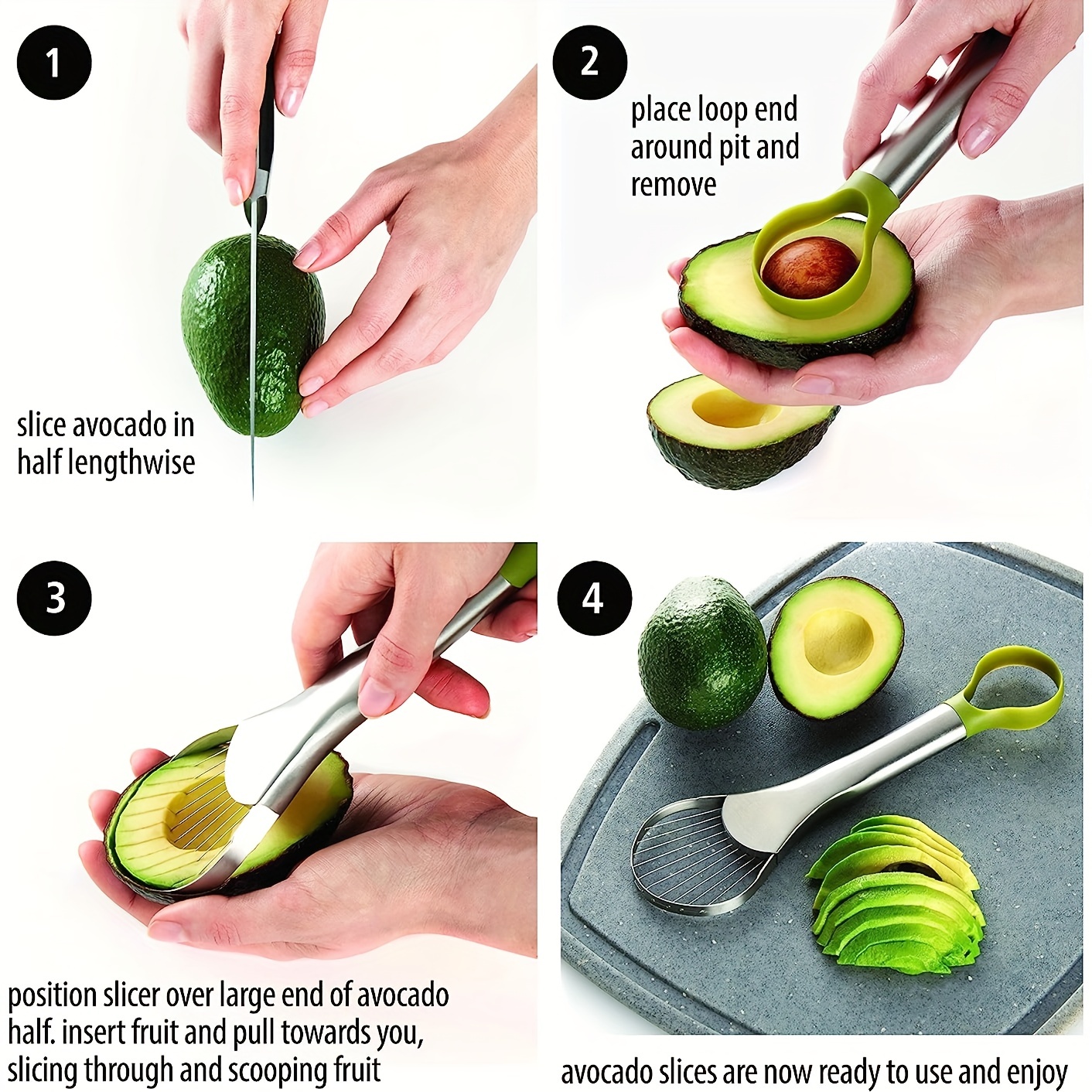 Avocado Tool Fruit Avocado Cutter Core Separator Knife Tool - Temu