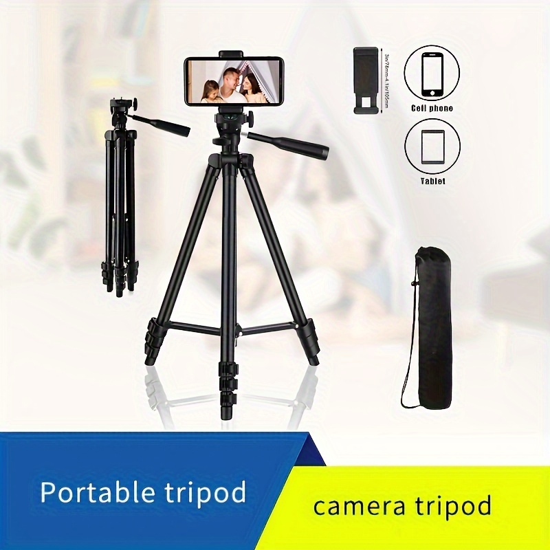 Tripode para Camara 1020mm Reflex Webcam Movil Smartphone 4 Patas Seguro  Rápido