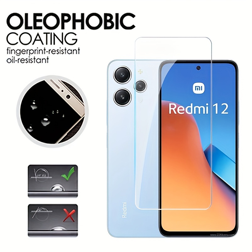 Comprar Vidrio templado de cubierta completa 9H para Xiaomi Redmi 9A 9 9C  Protector de pantalla Flim 2 en 1 Vidrio transparente para cámara para Redmi  9 A 9 C Vidrio protector