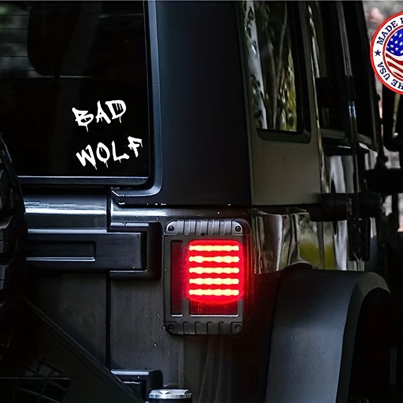 Sunset Graphics decals Dr. Inspired Bad Wolf Vinyl Decal Temu