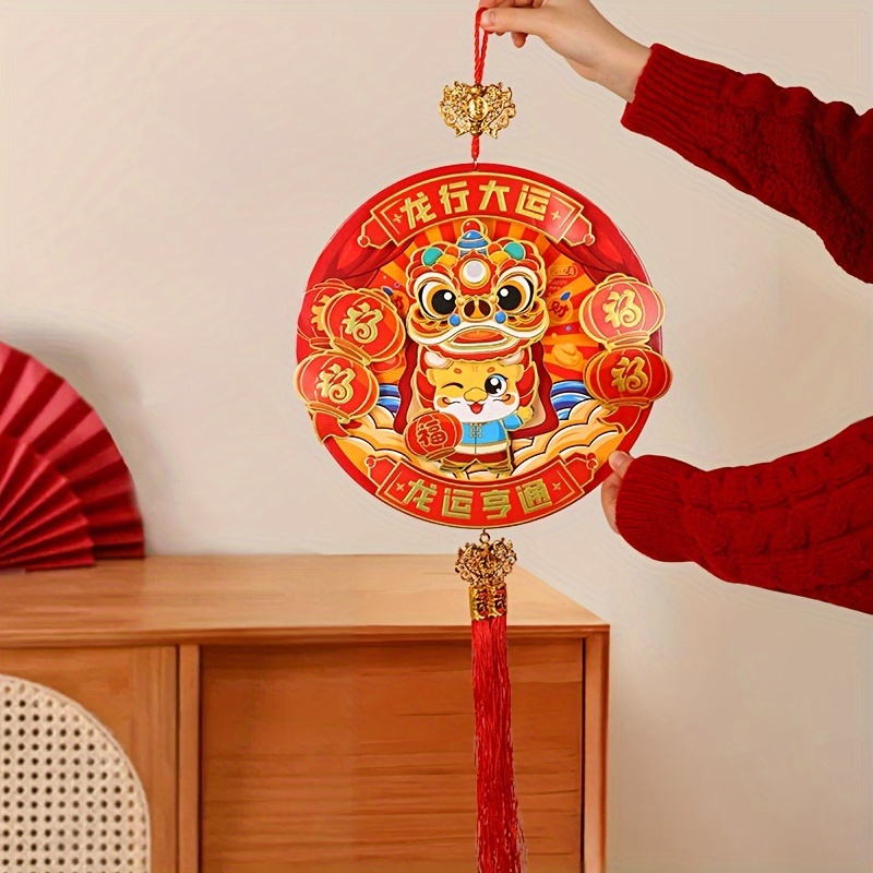 Kaufe Chinesisches Neujahrs-Drachenmaskottchen, gefüllter Plüsch, hängende  Anhänger, Jahr des Drachen, Ornament für Auto, Zuhause,  Frühlingsfest-Dekoration