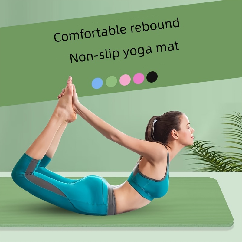 Non slip Shock Absorption Yoga Mat Widen Thicken Fitness Mat - Temu
