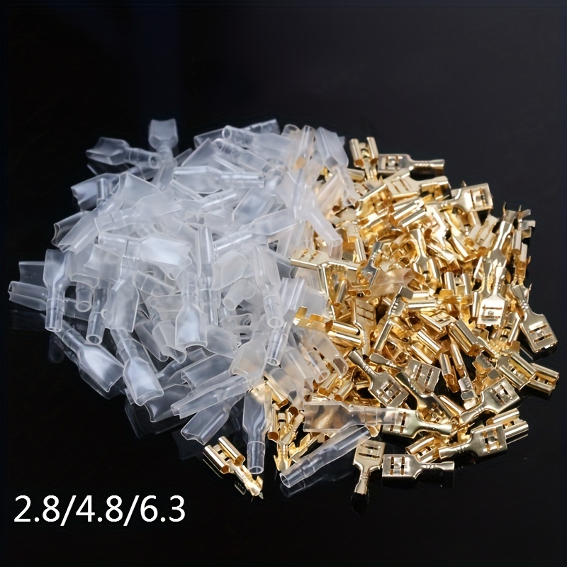 2.4mm Crimp Covers - Nickel Plated Brass, Yellow Brass, or Gilding