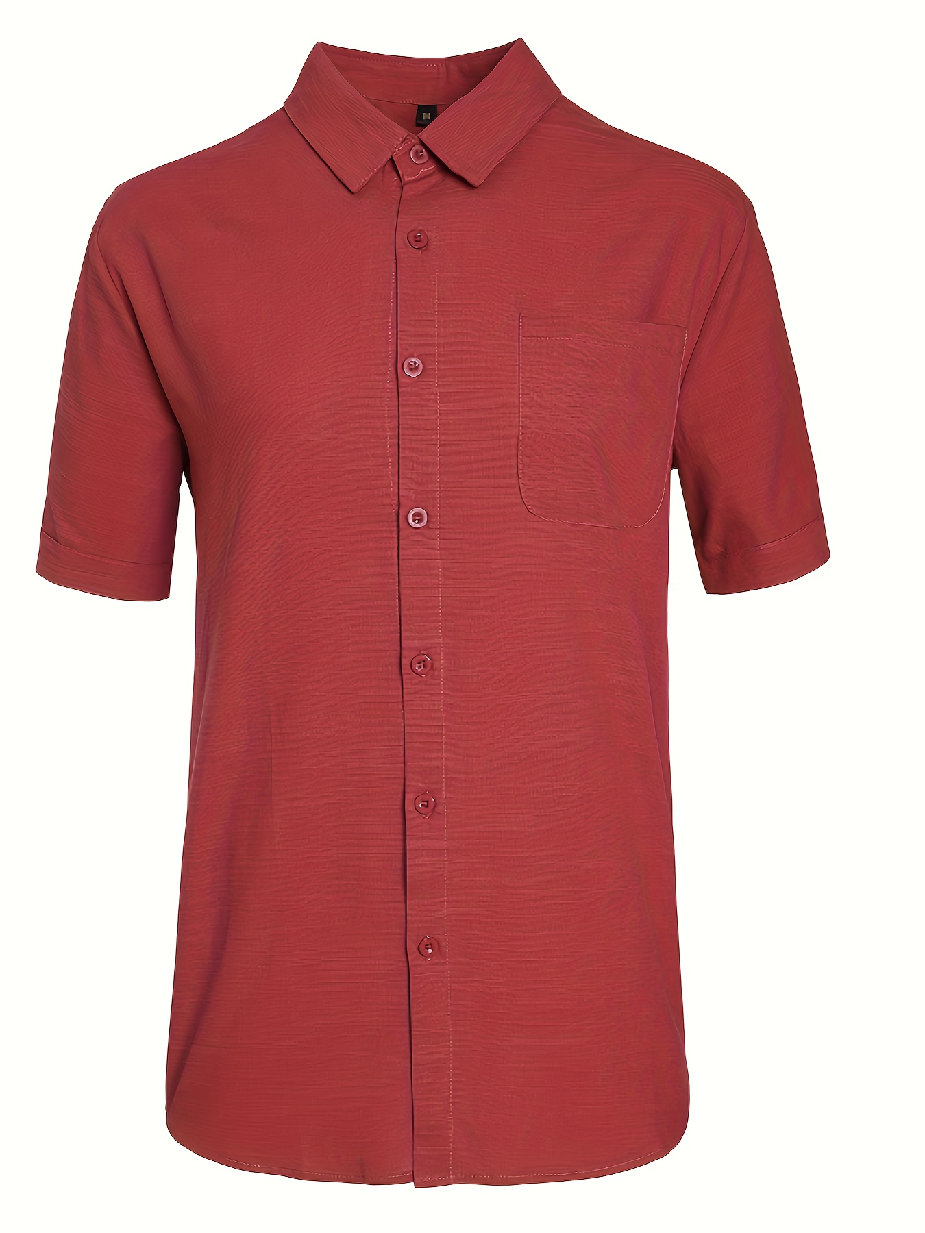 Lucky Brand Linen Short Sleeve Button Up Shirt In Huckleberry in Red for  Men