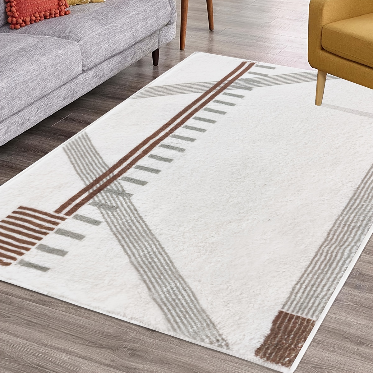 Bungalow Rose Rugs For Living Room Premium Moroccan Geometric Modern Rugs  For Bedroom,Ultra-Luxurious Soft Rugs For Bedrooms , Thick Entryway Rug