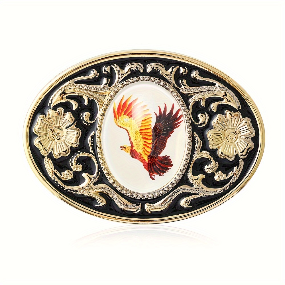 Western Cowboy Men's Insect Animals Pattern Belt Buckle - Temu Canada