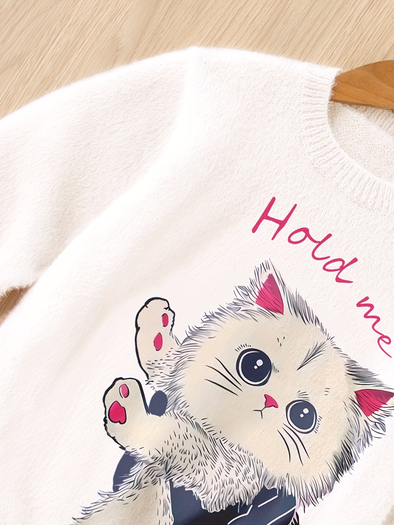 Girls hotsell cat sweater