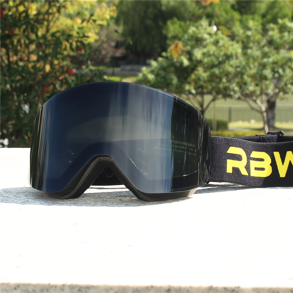 Rbworld Ski Goggles Magnetic Double Layer Lens Magnet Ski Anti