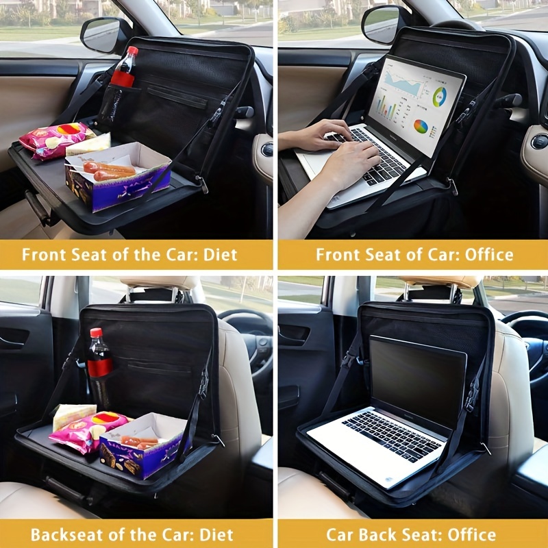 Folding Car Computer Bag Steering Wheel Table Notebook Portable Oxford  Fabric Car Storage Bag