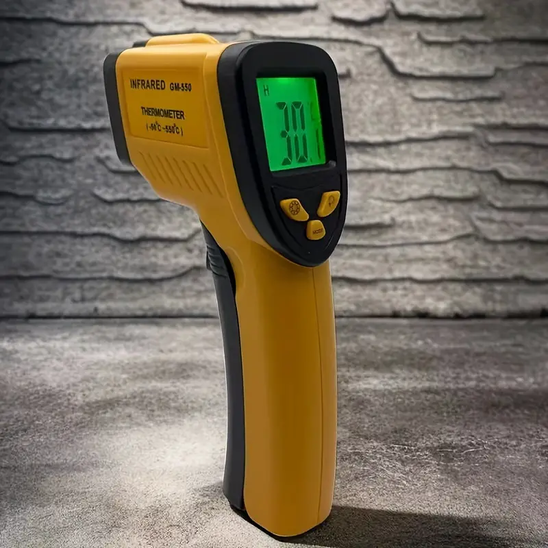 High-Precision Non-Contact Handheld Digital Laser Infrared Thermometer Gun  : Perfect For Cooking, Pizza Oven, Grilling And Measuring Engine Temperatur