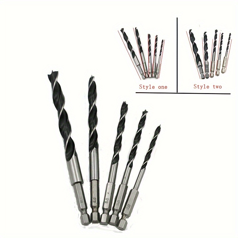 1/5/6pcs 23/46cm Juego Brocas Taladro Extendido Broca - Temu