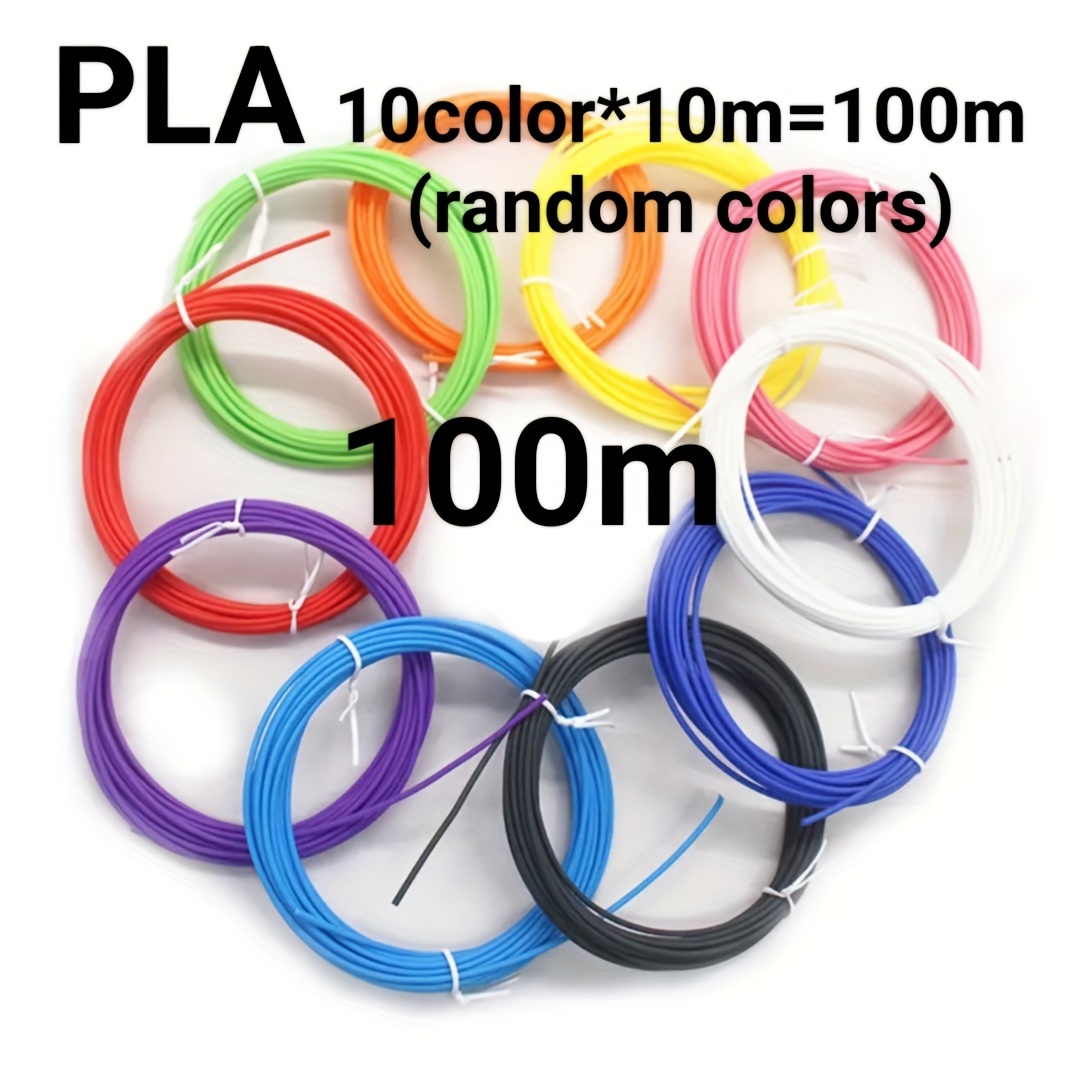 18 Colors 3d Pen 3d Printer Pla Filament Pla 3d Print - Temu