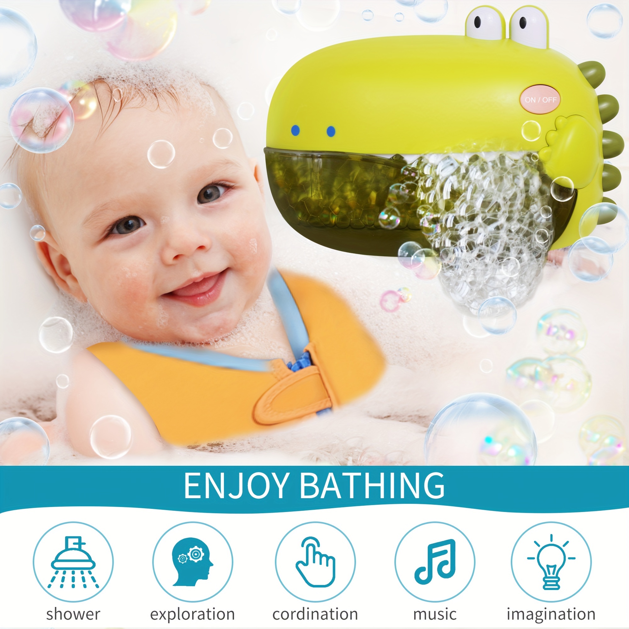 Mold Free Ocean Bath Toys for Toddlers/ Infants 6 - 12- 18 Months