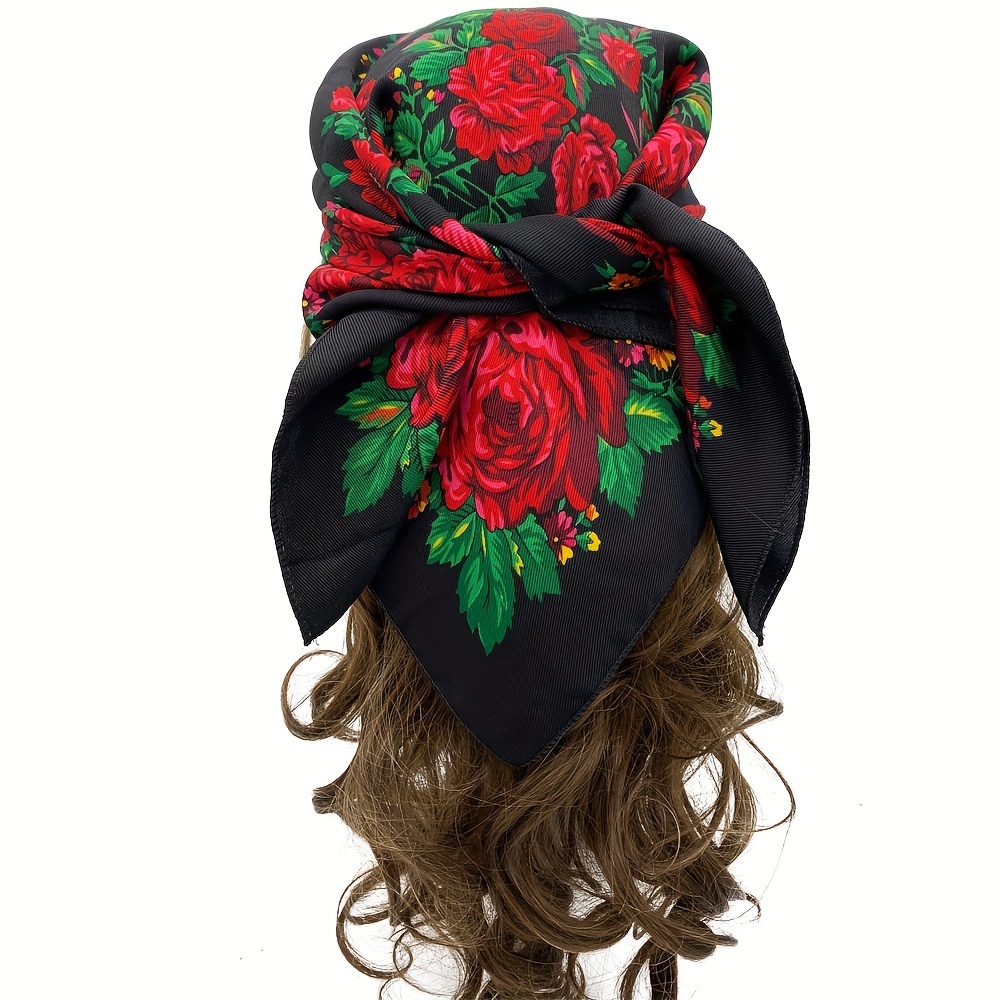 Women's Bohemian Style Printed Scarf, Windproof And Sun- Headscarf And Neck Gaiter