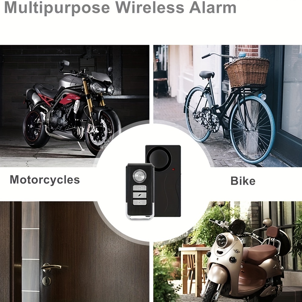 Alarma inalámbrica para bicicleta Control remoto impermeable - Temu