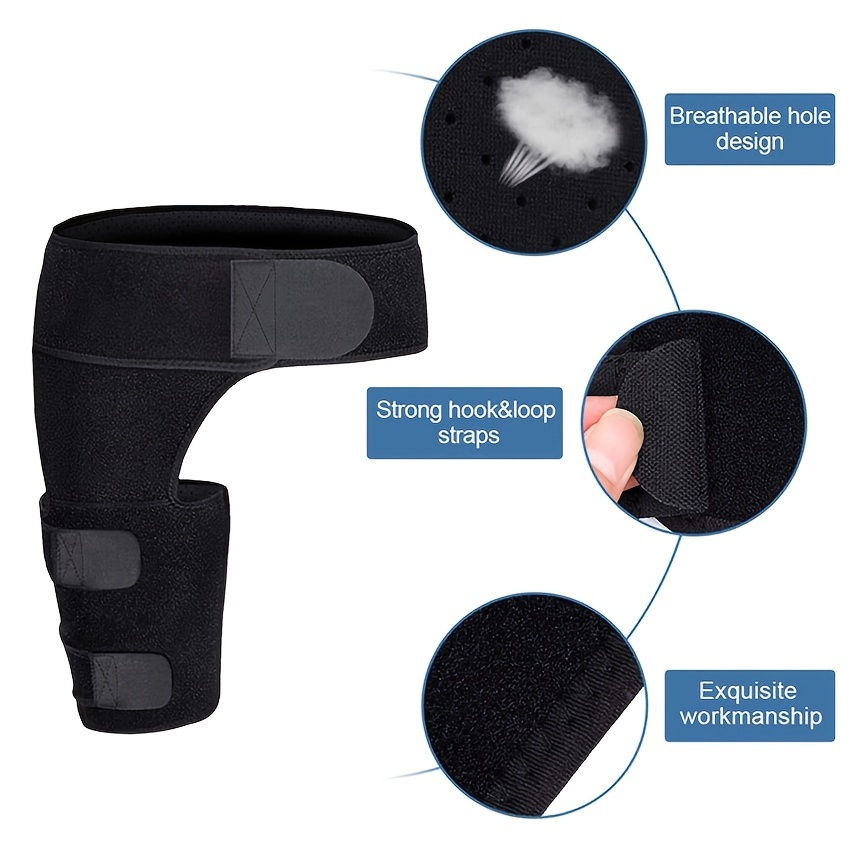 Adjustable Unisex Groin Brace Hip Hamstring Thigh Sciatic - Temu Canada