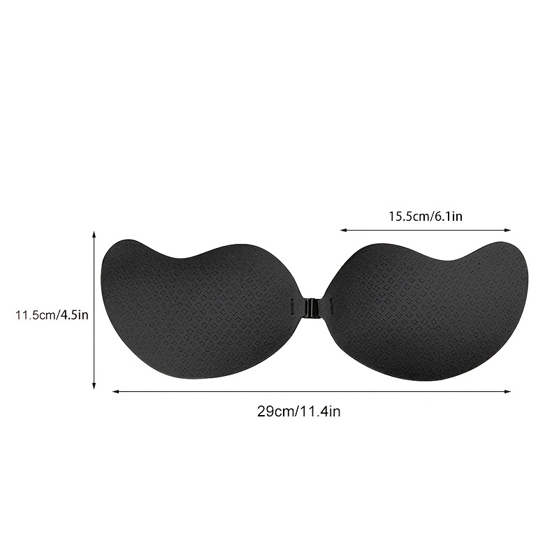 1pair Skin-tone Ultra-thin Invisible Push-up Bra