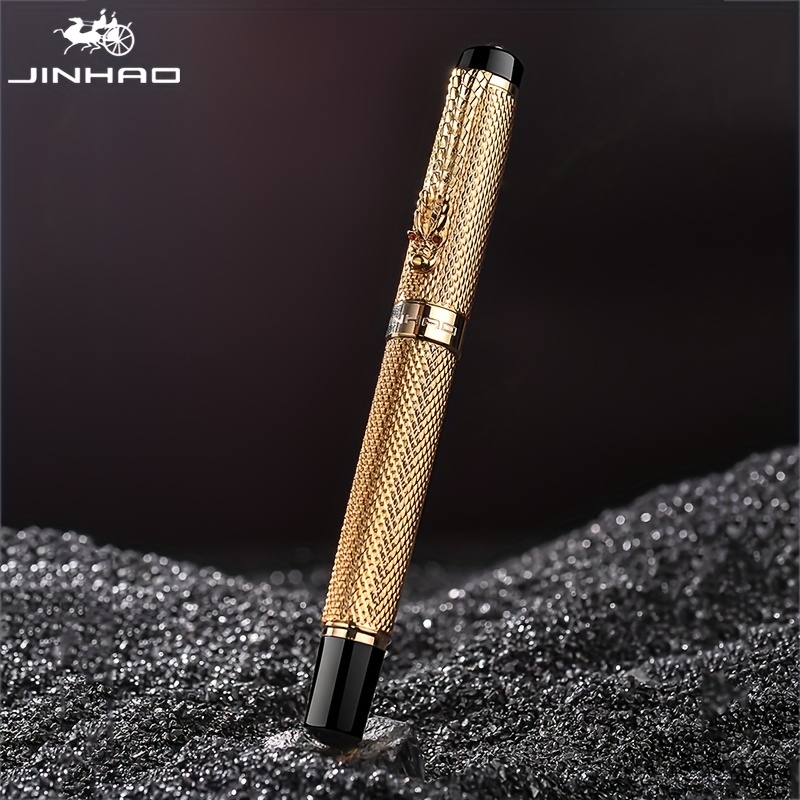 Jinhao 1008 Dragon Clip Luxury Fountain Pen With Black Ink - Temu