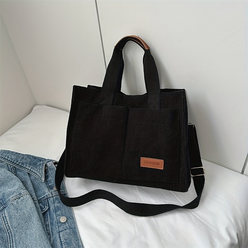 Vintage Canvas Tote Bag, Retro Small Handbag, Women's Casual Purse For  School & Commute - Temu