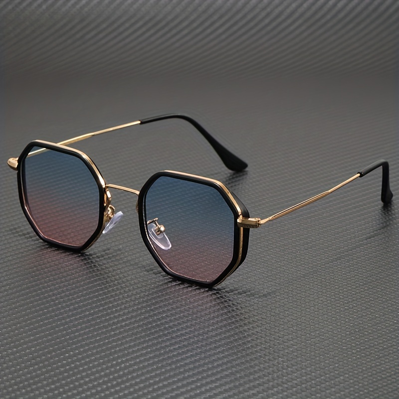 

Ombre Polygon Fashion For Women Men Retro Summer Sun Shades Glasses For Driving Beach Travel Fashion Glasses