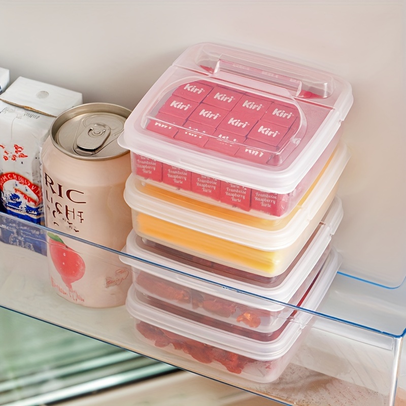 Boîte de rangement carrée pour beurre et fromage, réfrigérateur Portable,  fruits et légumes, boîte d'organisation