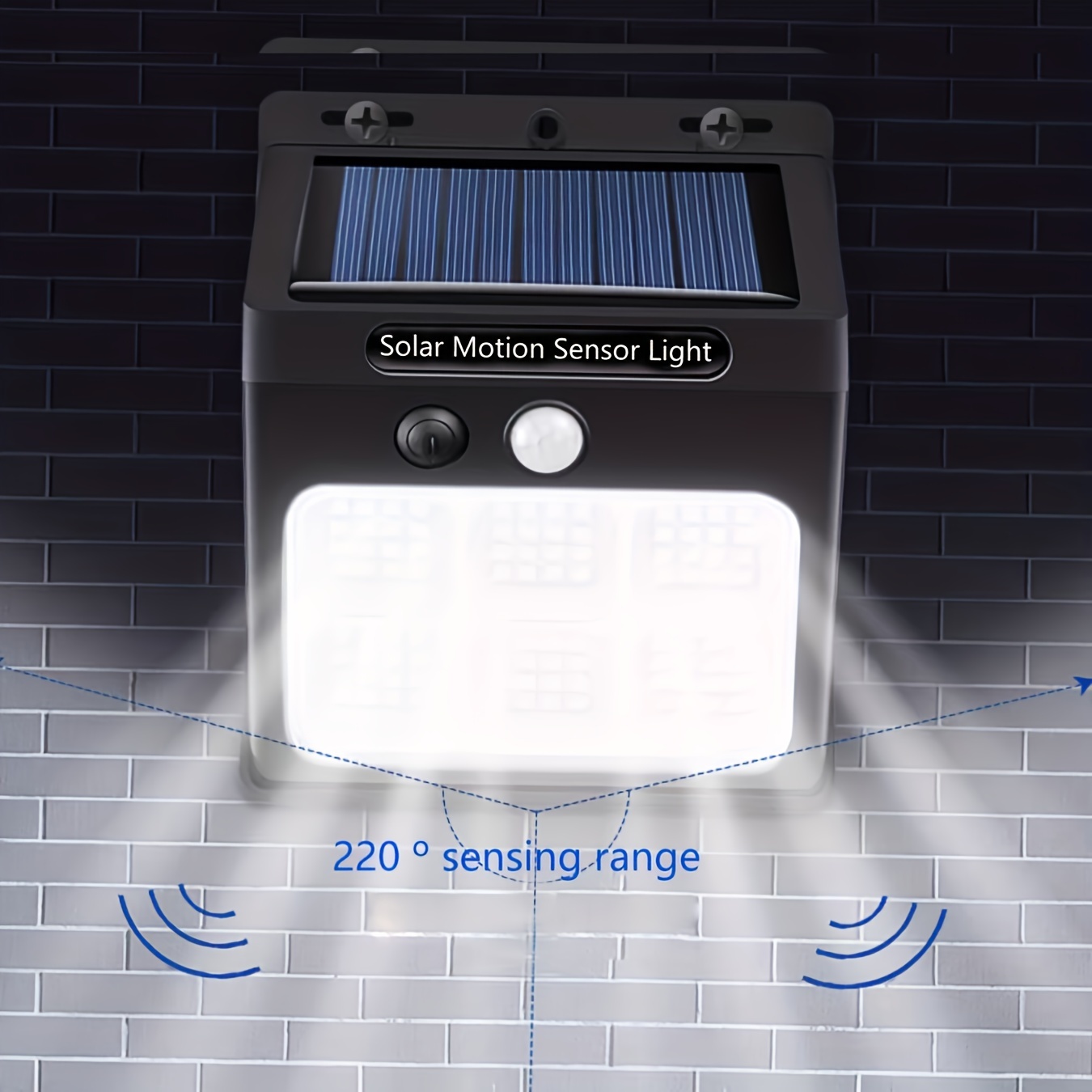 Luz nocturna con sensor de movimiento, luz LED infrarroja con sensor de luz  de 6 W, CA 85-265 V PIR Sensor infrarrojo Detector de movimiento, lámpara