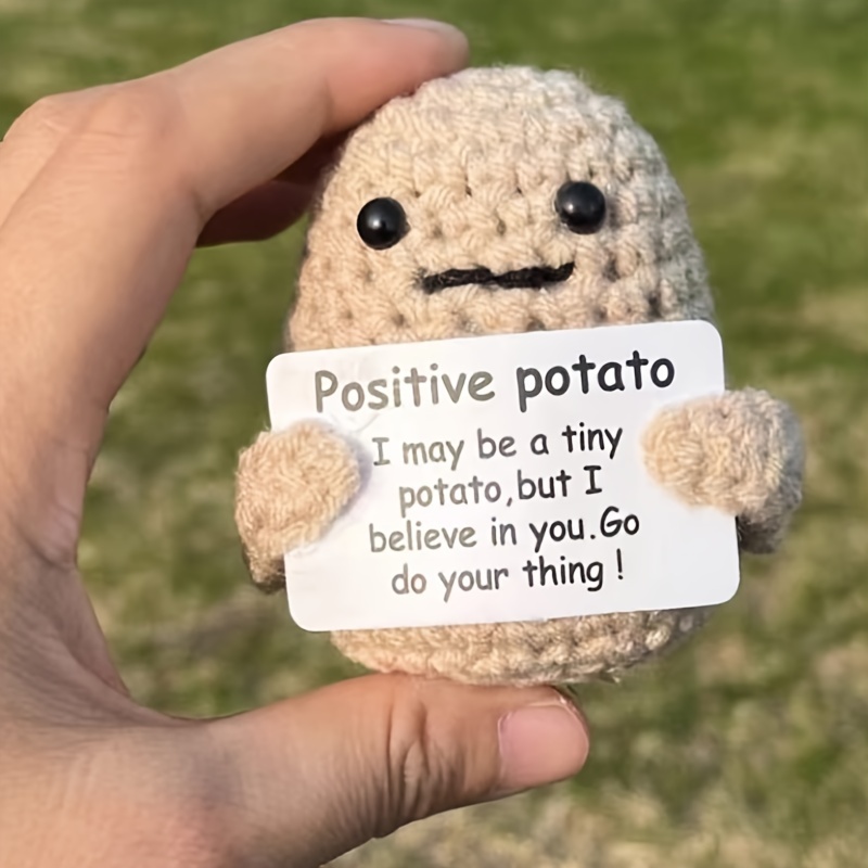 1pc Handcrafted Crochet Potato Toy