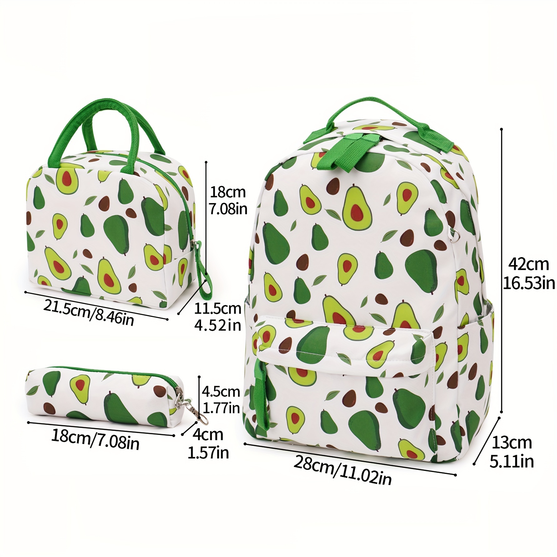 Divernova - Mochila saco infantil Aguacates