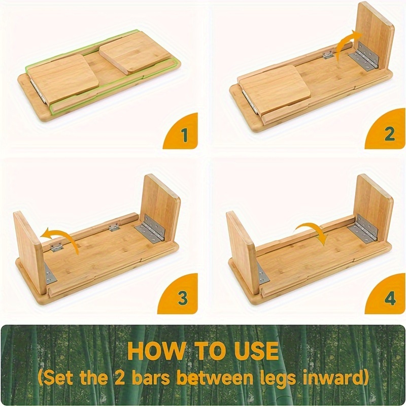 Portable Folding Meditation Bench Wooden Yoga Bench Prana - Temu