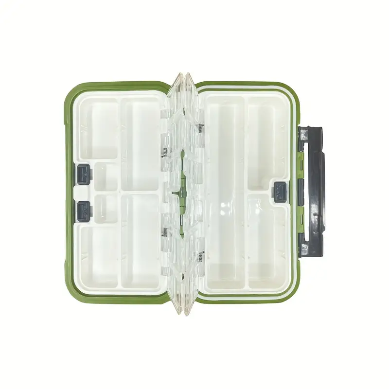 Mini Fishing Lure Box Floating Storage Box Double Sided - Temu