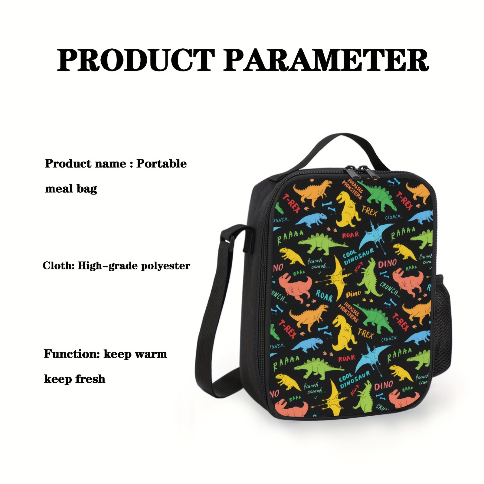 Is That The New 1pc Cartoon Dinosaur Pattern Lunch Bag ??