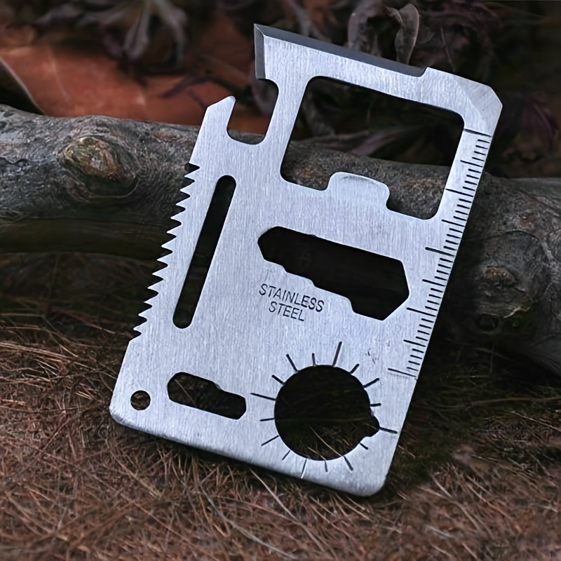 11 in 1 Camping Tool Stainless Steel Card Tool