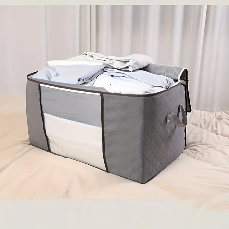 Blanket Storage Bags Nonwoven Pillow Storage Bags With Zipper