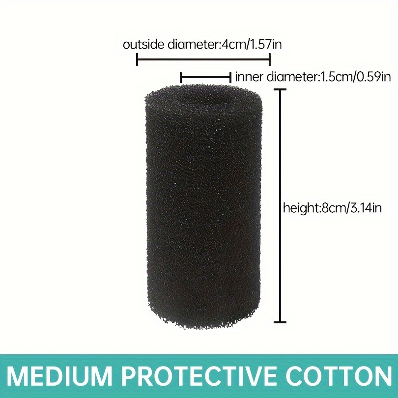 2pcs Pre-filter Sponge Foam, Designed For Aquarium Shrimp Seedling Fish Tank Filter Biochemical Filter Sponge Foam Aquarium Pre-filter Sponge Cartridge Replacement Filter Sponge Aquarium Filter