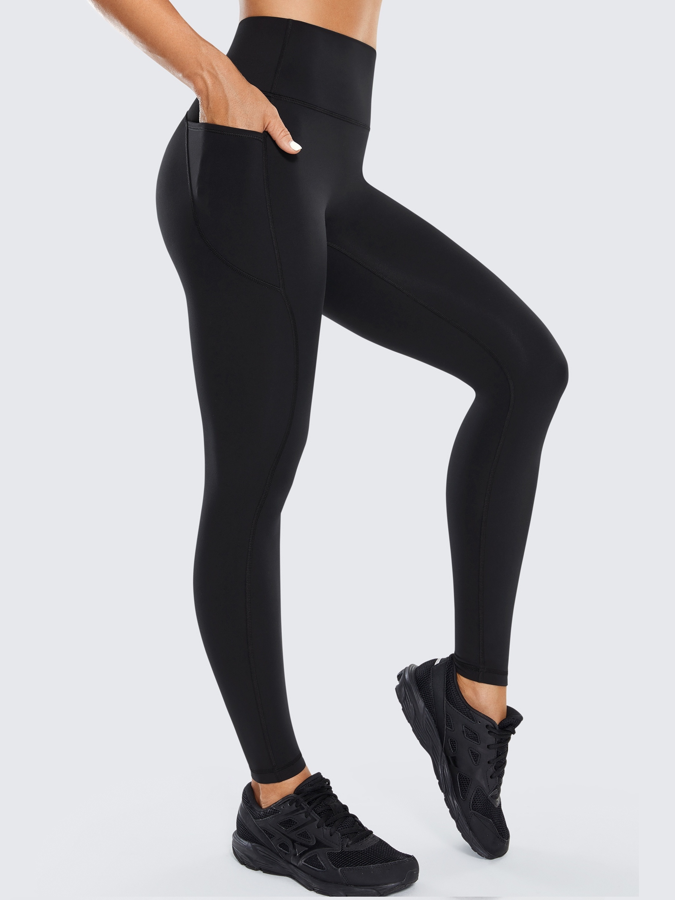 Athletic Seamless Leggings (Black) – Fitness Fashioness