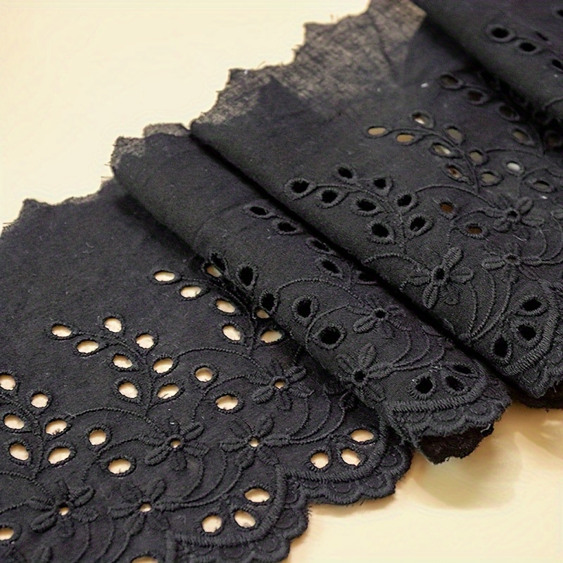 1 Meter Of Embroidered Lace, 13.5cm Wide, For Curtain Valance Accessories And Clothing Decoration.