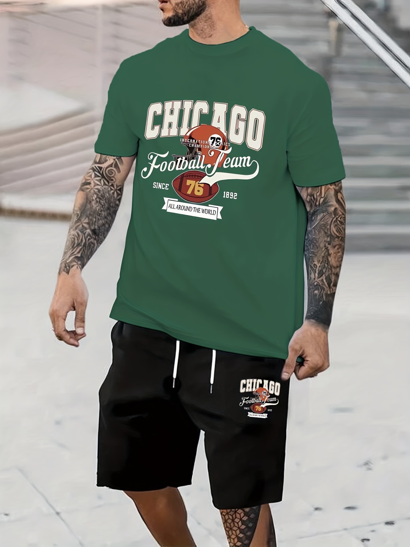 Chicago Basketball Club 76 Print Streetwear T-Shirt Women Summer