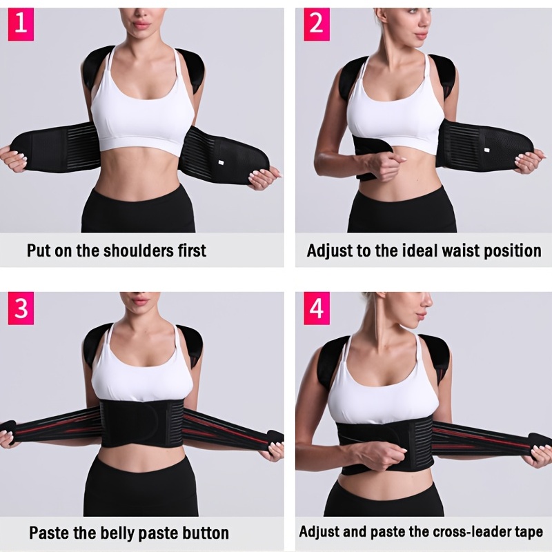 Shopeleven Posture Corrector For Men & Women, Body Posture Correction Belt  For Back Support Brace at Rs 150, Back Belt in New Delhi