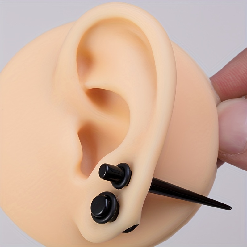 36 Pcs Colorful Acrylic Ear Gauges Taper Stretching Kit