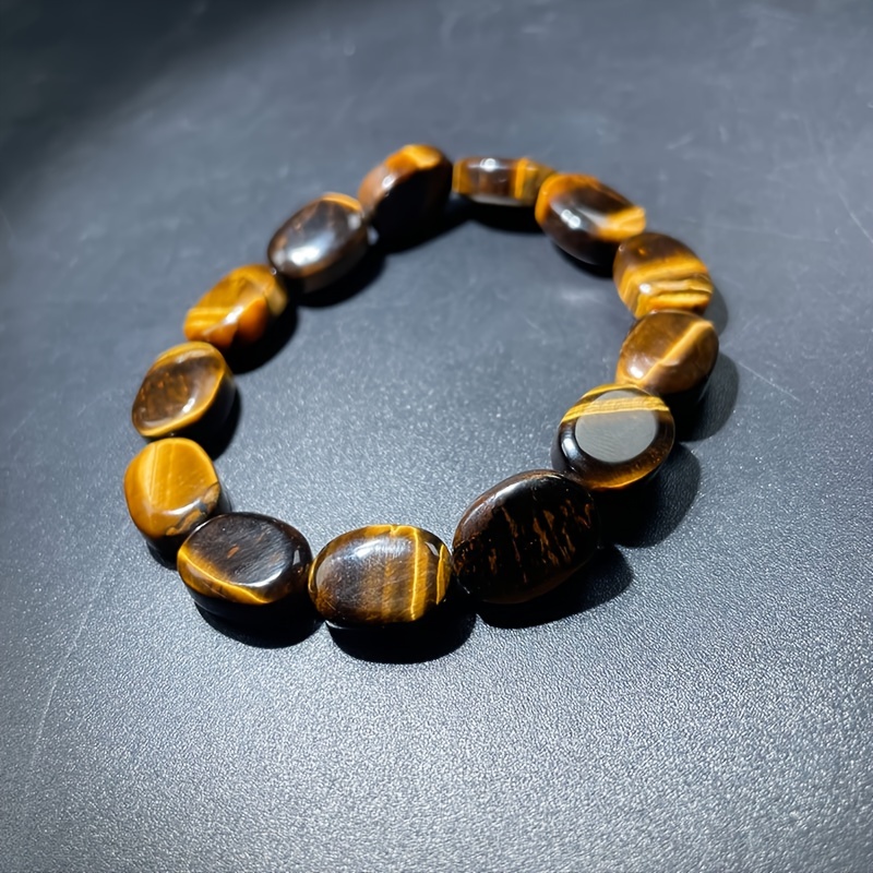 Natural Blue Tiger Eye Bracelet Crystal Bracelet Namibian - Temu