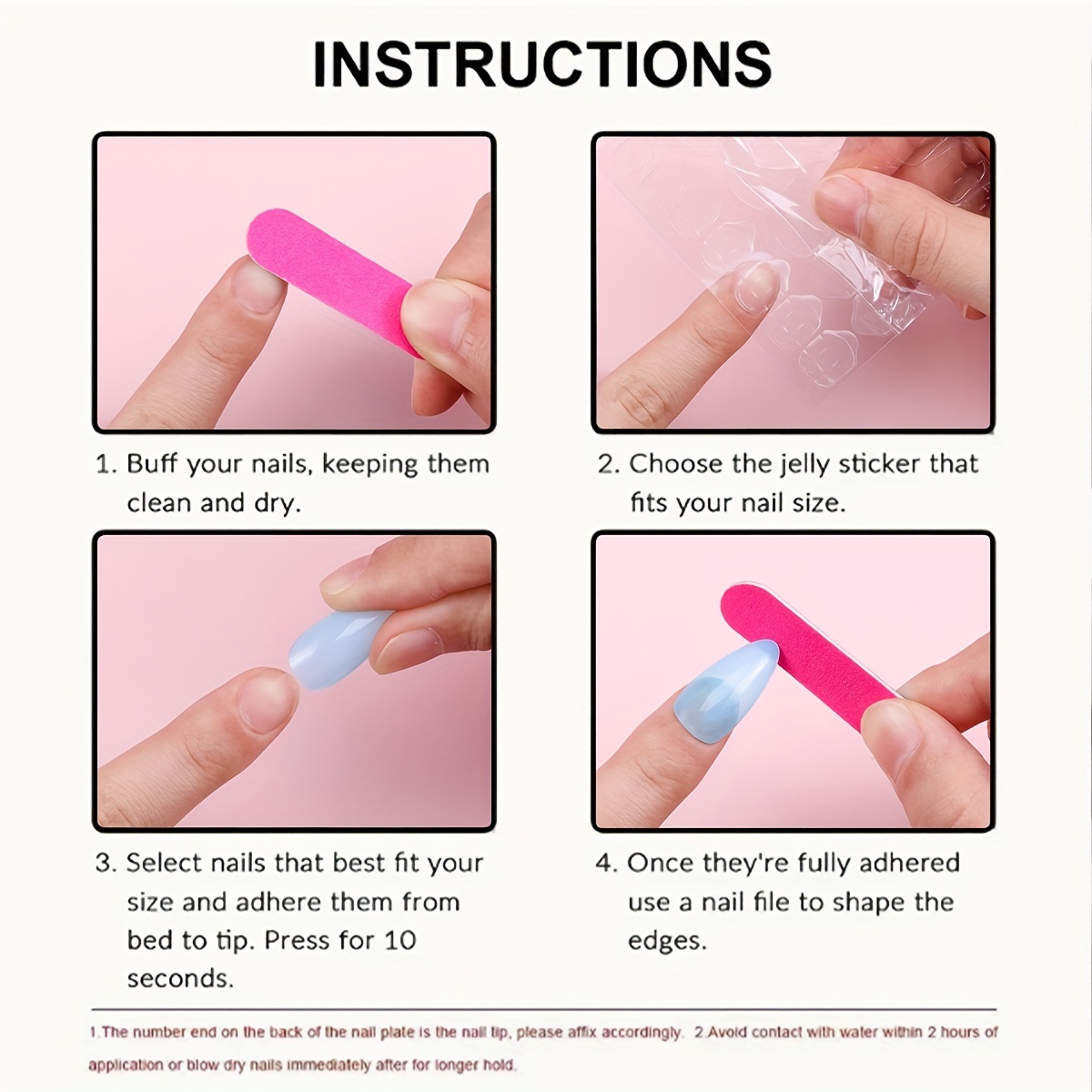24pcs Summer Gradient Pink Almond Press On Nails With Butterflies