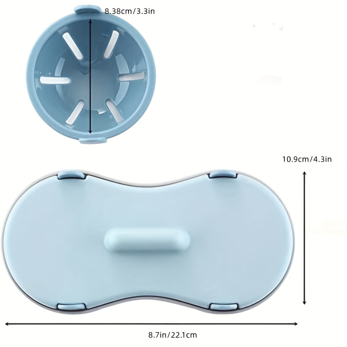 Microwave Egg Poacher, Poached Egg Cooker with Measure Cup, Dishwasher Safe  BPA Free, Egg Maker Poached Egg Steamer Kitchen Gadget Mother Day Gift